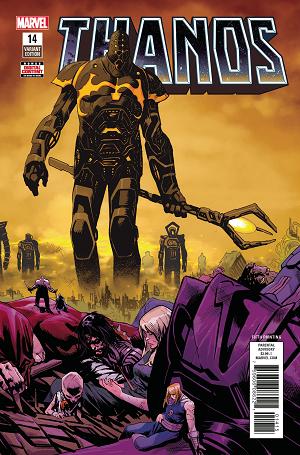 Thanos #14 5TH PTG SHAW cover