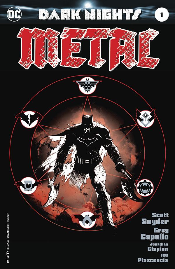 Dark Nights Metal #1 (OF 6) B&W MIDNIGHT RELEASE cover