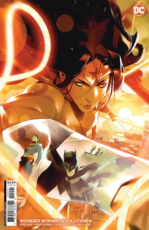 Wonder Woman Evolution #4 CVR B (OF 8) CVR B DI MEO CARD STOCK cover