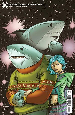 Suicide Squad King Shark #6 CVR B SEELEY CARD STOCK V cover
