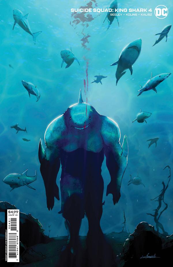 Suicide Squad King Shark #4 CVR B RAMONDELLI CARD STO cover