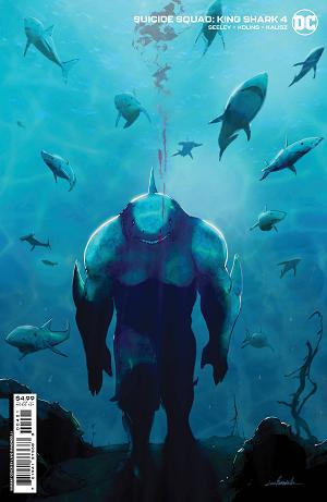 Suicide Squad King Shark #4 CVR B RAMONDELLI CARD STO cover