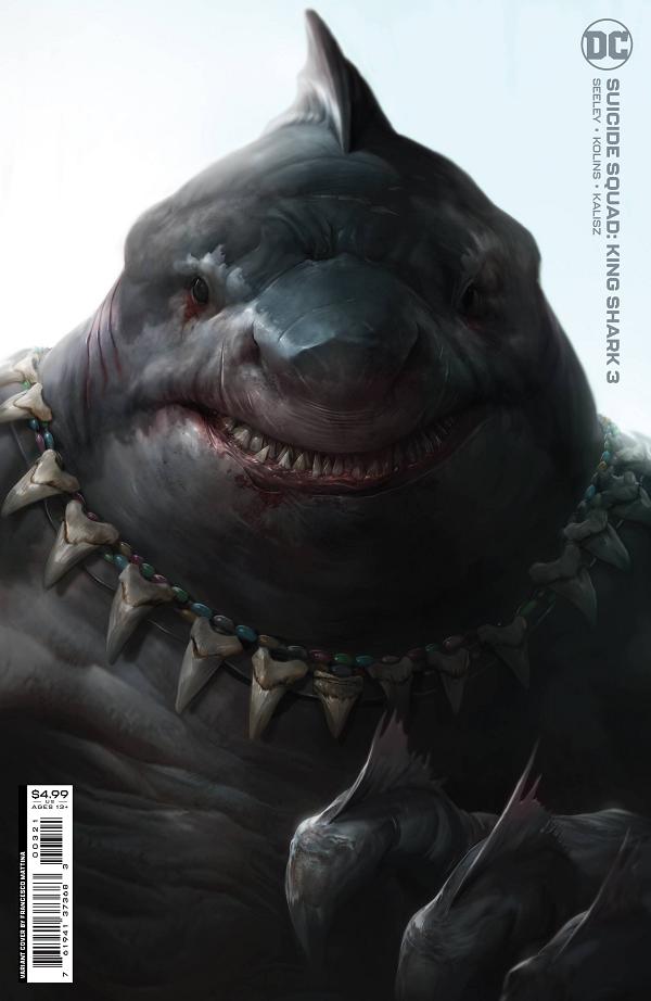 Suicide Squad King Shark #3 CVR B MATTINA CARD STOCK cover