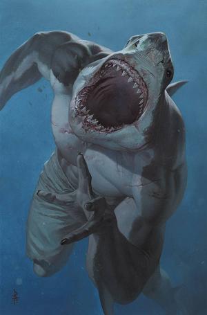 Suicide Squad King Shark #1 CVR B FEDERICI CARD STOCK cover