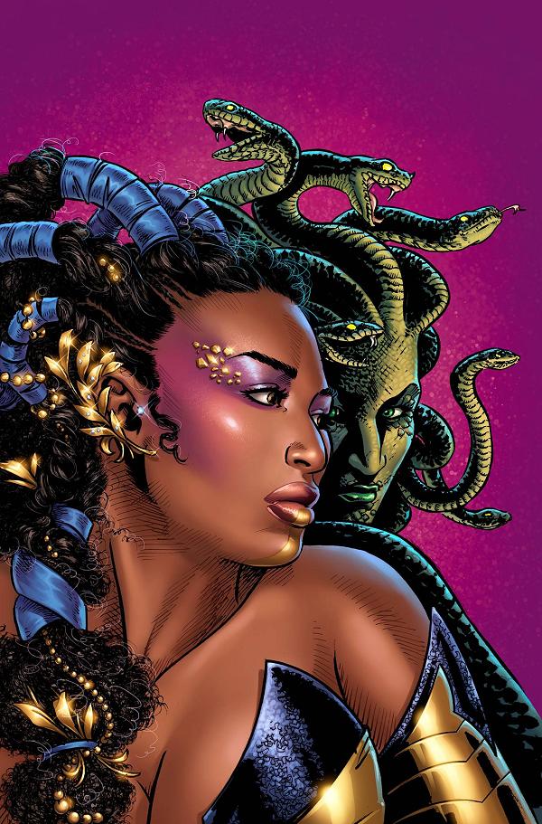 Nubia & The Amazons #3 cover by Alitha Martinez
