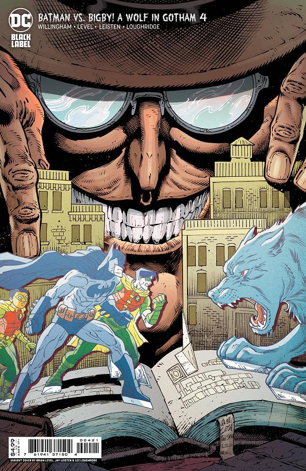 Batman Vs Bigby A Wolf In Gotham #4 CVR B CARD STOCK cover