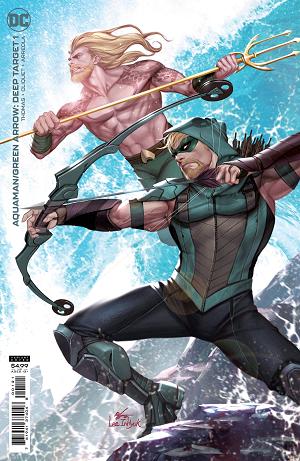Aquaman Green Arrow Deep Target #1 CVR B LEE CARD STO cover