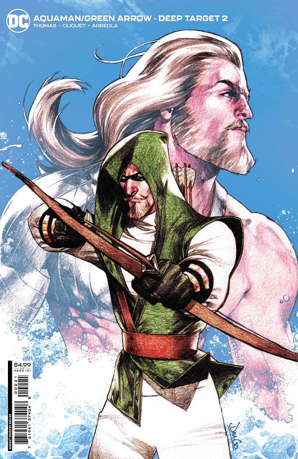 Aquaman Green Arrow Deep Target #2 CVR B GO CARD STOC cover
