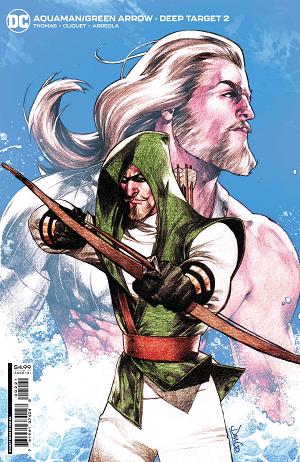 Aquaman Green Arrow Deep Target #2 CVR B GO CARD STOC cover