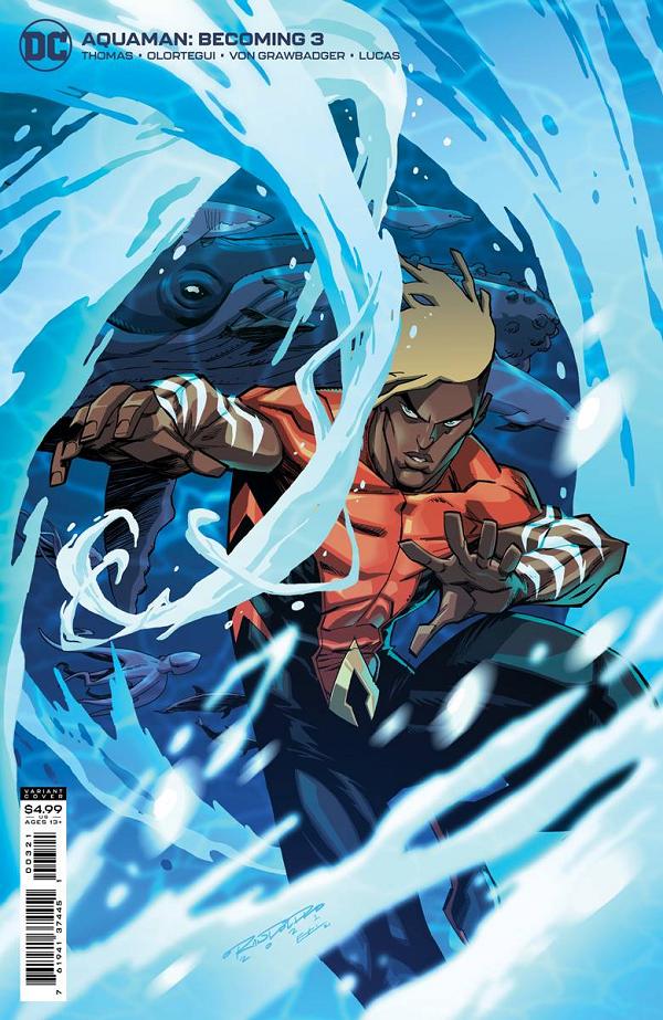 Aquaman The Becoming #3 CVR B (OF 6) CVR B RANDOLPH CARD STOCK cover