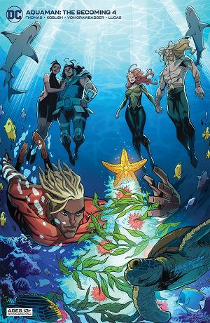 Aquaman The Becoming #4 CVR B (OF 6) CVR B RANDOLPH CARD STOCK cover