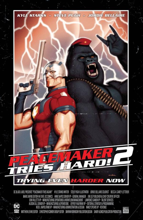 Peacemaker Tries Hard #2 CVR C (OF 6) CVR C ANKA MOVIE POSTER cover