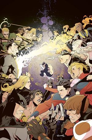 Justice League Vs Legion Of Superheroes #5 CVR A GODLEWSKI cover