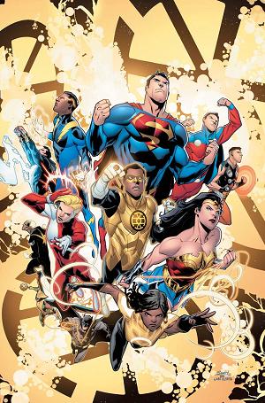 Justice League Vs Legion Of Superheroes #1 CVR A GODLEWSKI cover