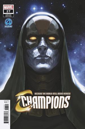 Champions #27 DJURDJEVIC FANTASTIC FOUR VILLAINS cover
