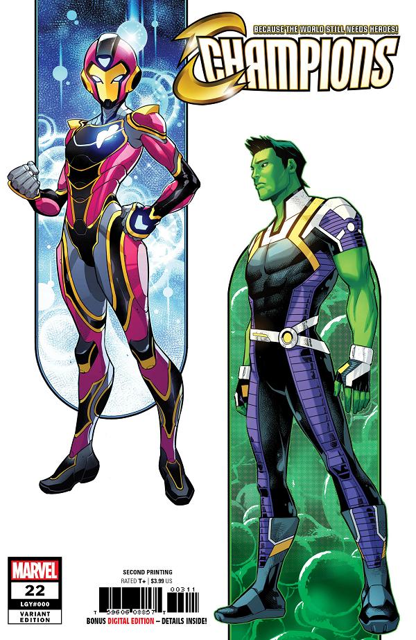 Champions #22 2ND PTG LIBRANDA cover