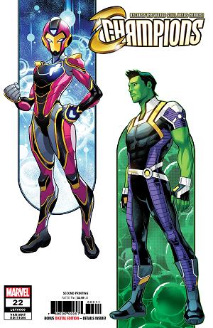 Champions #22 2ND PTG LIBRANDA cover