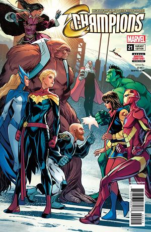 Champions #21 2ND PTG IZAAKSE cover