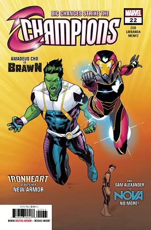 Champions #22 cover