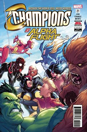 Champions #21 cover