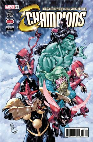 Champions #20 cover