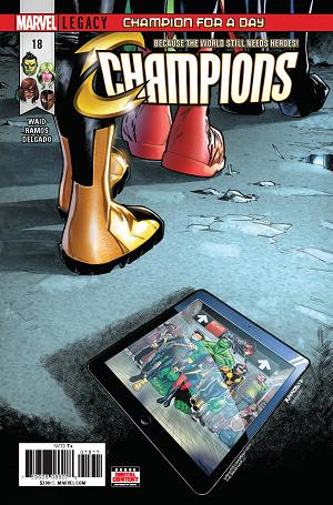 Champions #18 cover