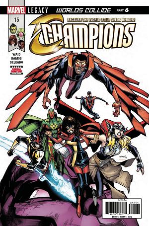 Champions #15 cover