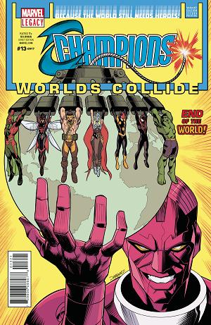 Champions #13 2ND PTG MORA cover