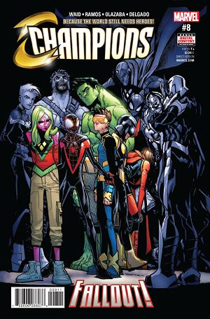 Champions #8  cover