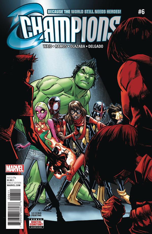 Champions #6 2ND PTG RAMOS cover