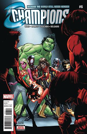 Champions #6 2ND PTG RAMOS cover