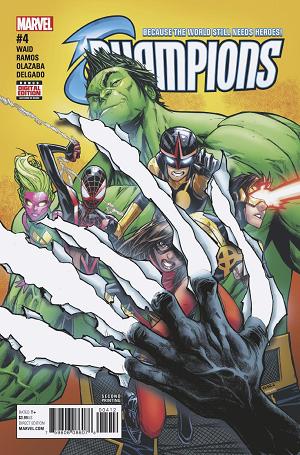 Champions #4 2ND PTG RAMOS cover