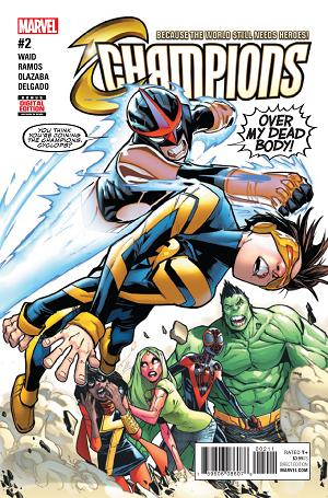 Champions #2  cover