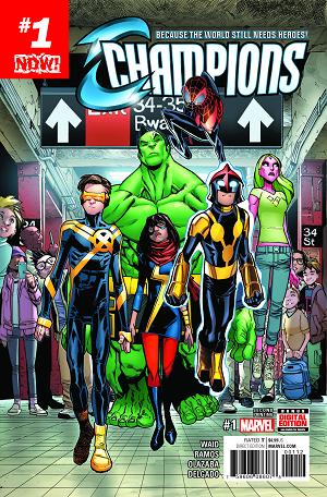 Champions #1 2ND PTG RAMOS cover