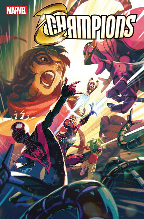 Champions #10 cover by Toni Infante