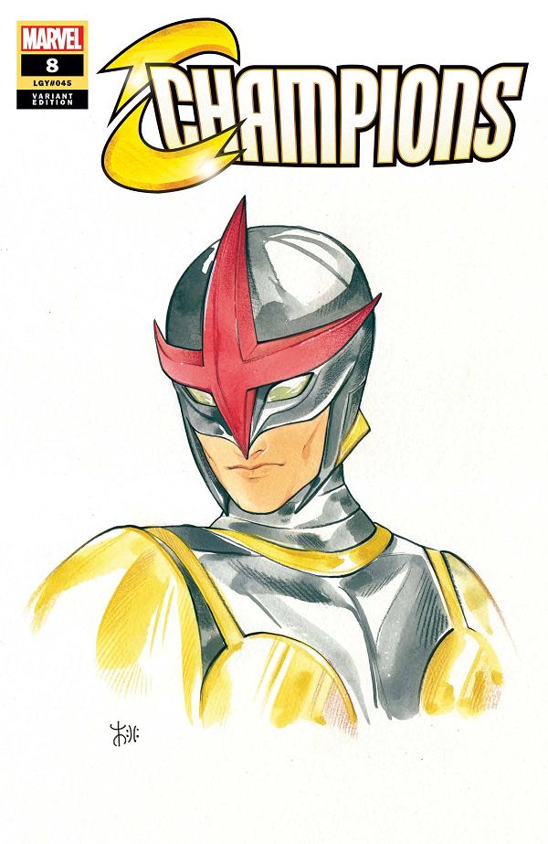Champions #8 MOMOKO MARVEL ANIME cover