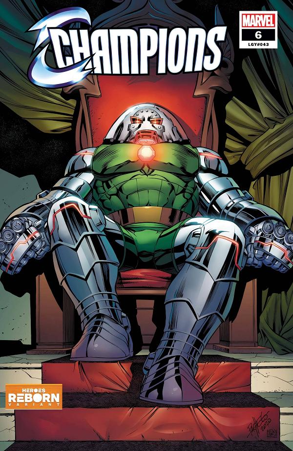 Champions #6 PACHECO REBORN cover