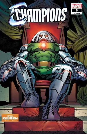 Champions #6 PACHECO REBORN cover