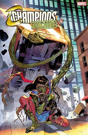 Champions #5 PICHELLI MS MARVEL-THING cover