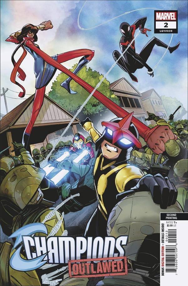 Champions #2 2ND PTG cover