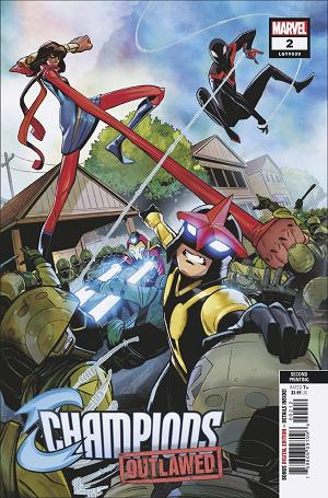 Champions #2 2ND PTG cover