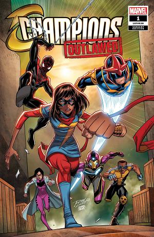 Champions #1 RON LIM cover