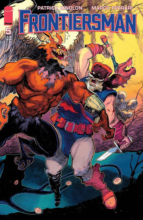 Frontiersman #5 cover by Maurizio Rosenzweig