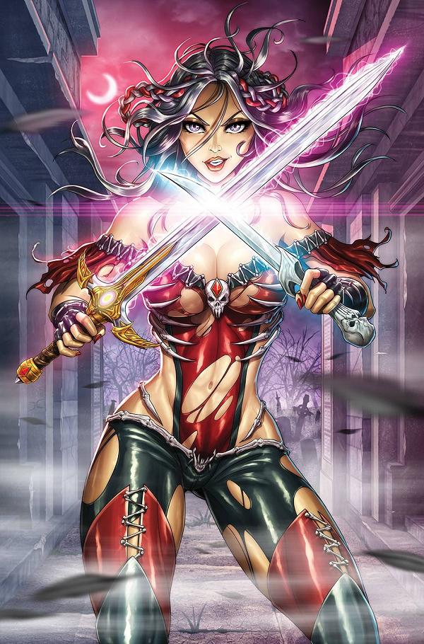 Grimm Fairy Tales #82 variant cover by J Cardygrade