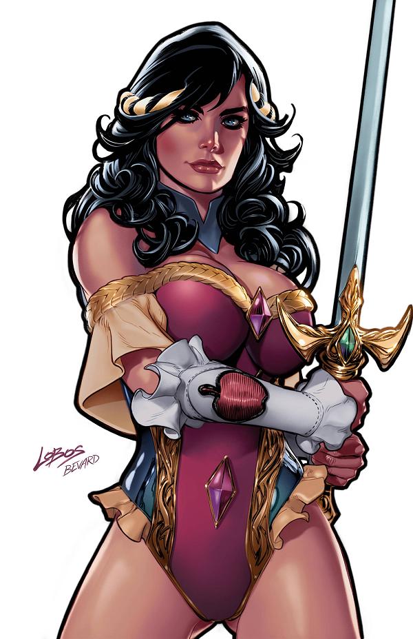 Grimm Fairy Tales #66 variant cover by Lobos