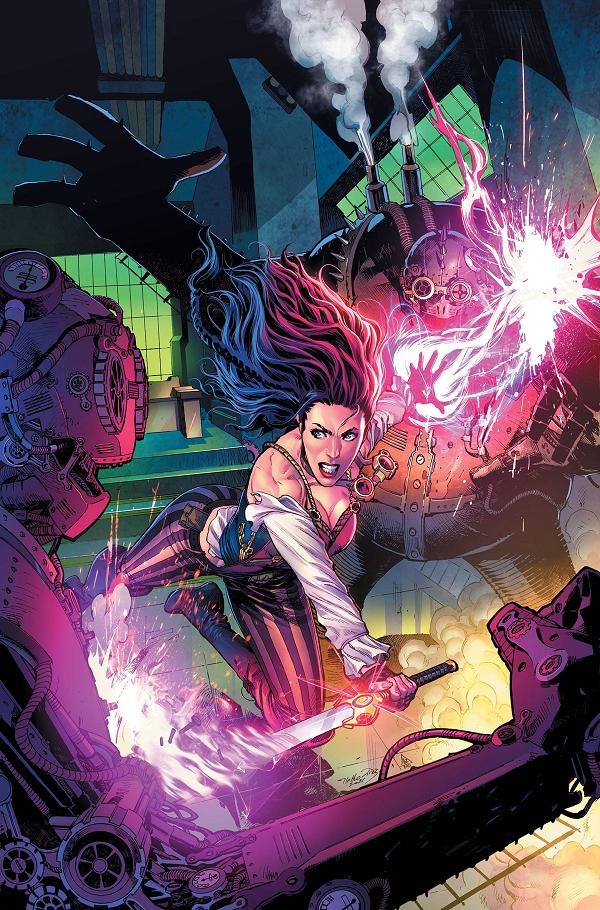 Grimm Fairy Tales #58 variant cover by Netho Diaz