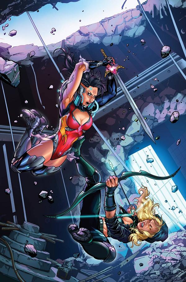 Grimm Fairy Tales #53 variant cover by Riveiro