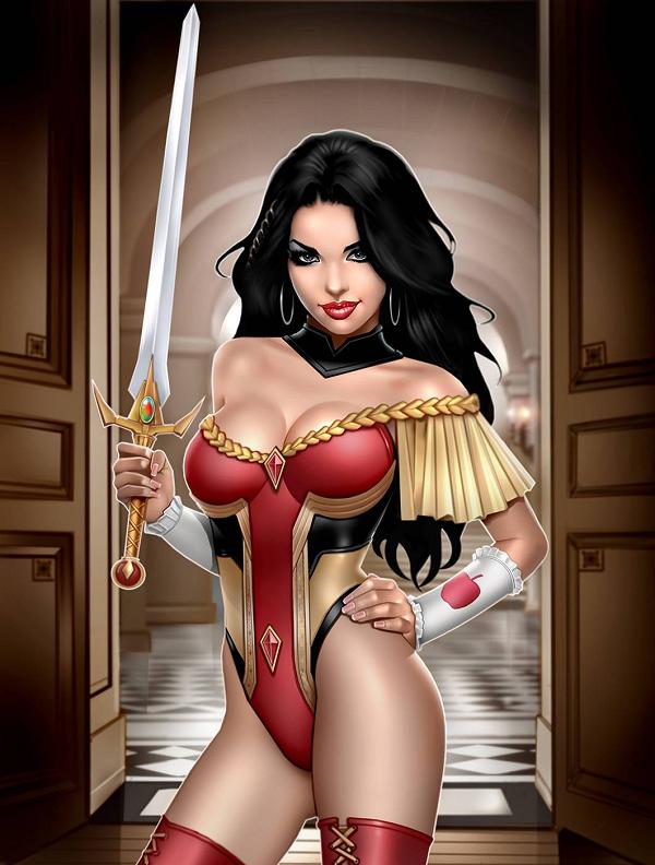 Grimm Fairy Tales #48 variant cover by Keith Garvey
