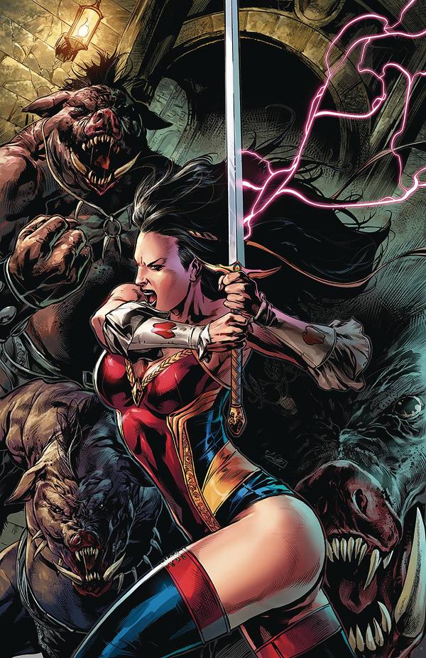 Grimm Fairy Tales #38 CVR B WHITE cover