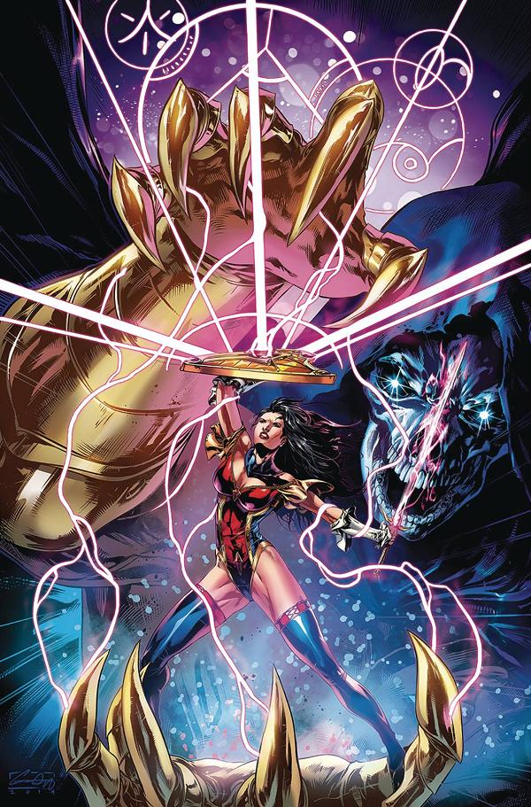 Grimm Fairy Tales #37 variant cover by Caanan White